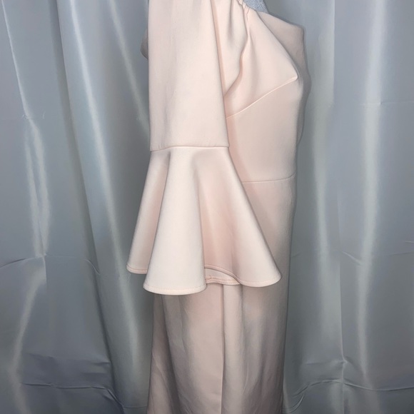 Betsey Johnson Womens Off The Shoulder Bell Sleeve Dress Blush Size 6 - Picture 5 of 13